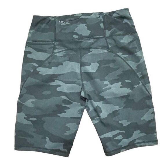 Sweaty Betty Power Biker Shorts Women's High Waist Camo Black Gray S - Picture 5 of 6